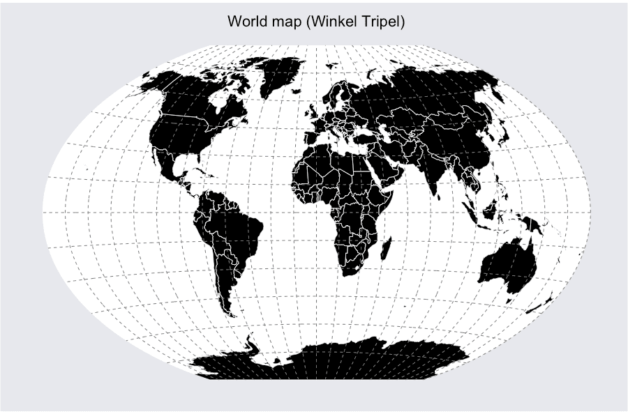 World map in ggplot using winkel tripel projection