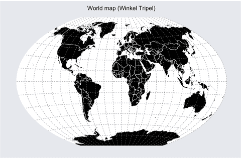 Working with shapefiles, projections and world maps in ggplot  R Psychologist