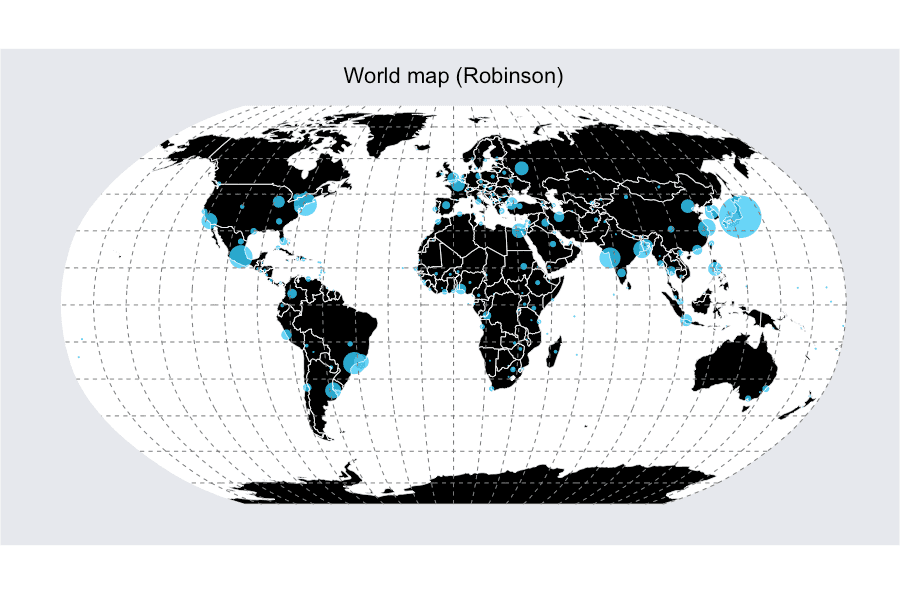 Working with shapefiles, projections and world maps in ggplot  R Psychologist